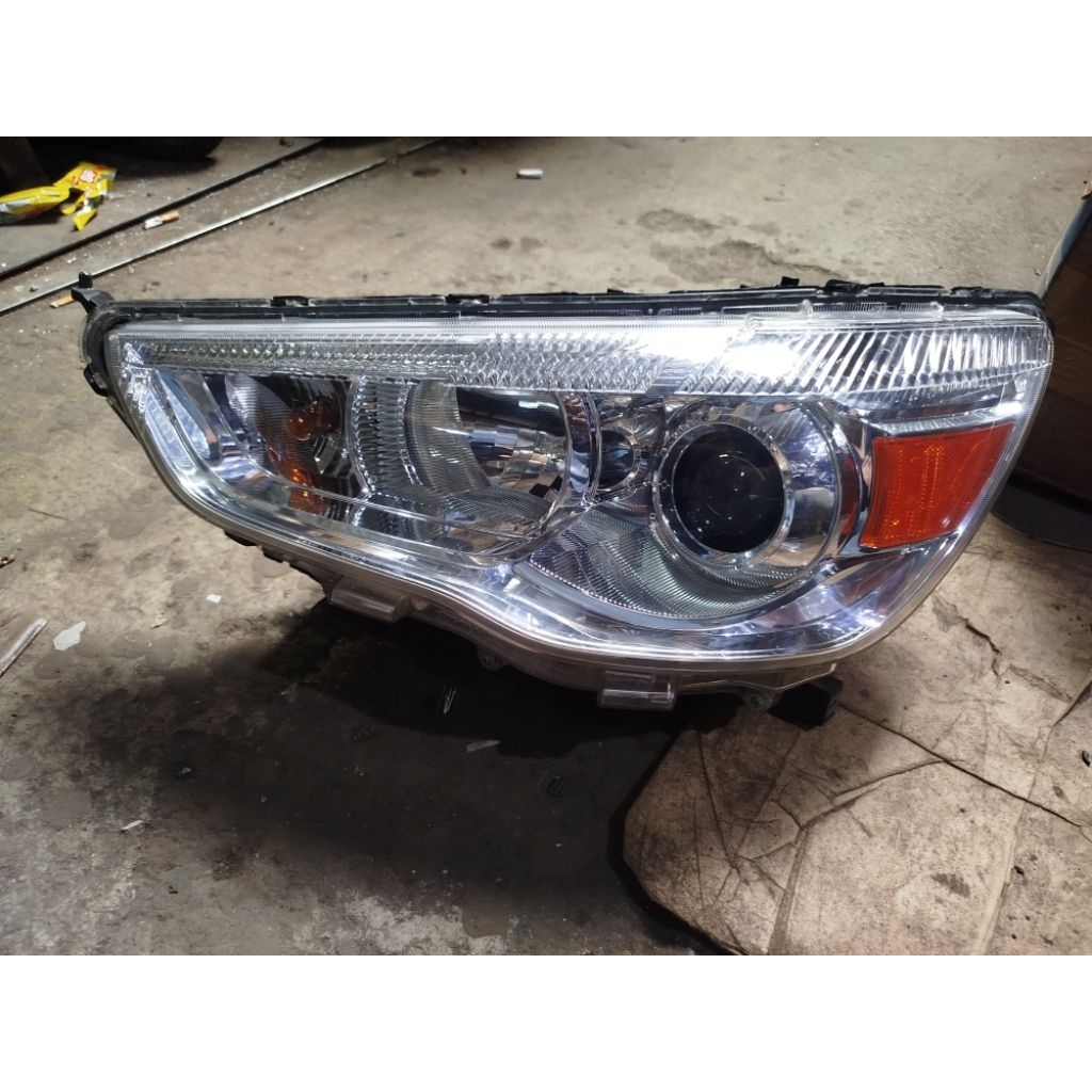 HEADLAMP MITSUBISHI OUTLANDER ORIGINAL, LAMPU DEPAN OUTLANDER ORIGINAL