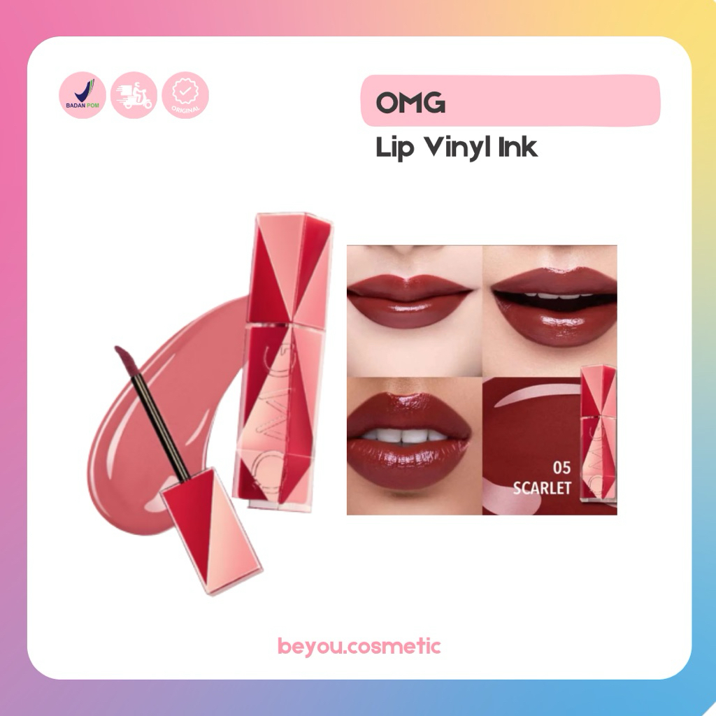 OMG OH MY GLAM Colorlast LIP VINYL INK || Lipcream Vinyl Gloss Lipgloss