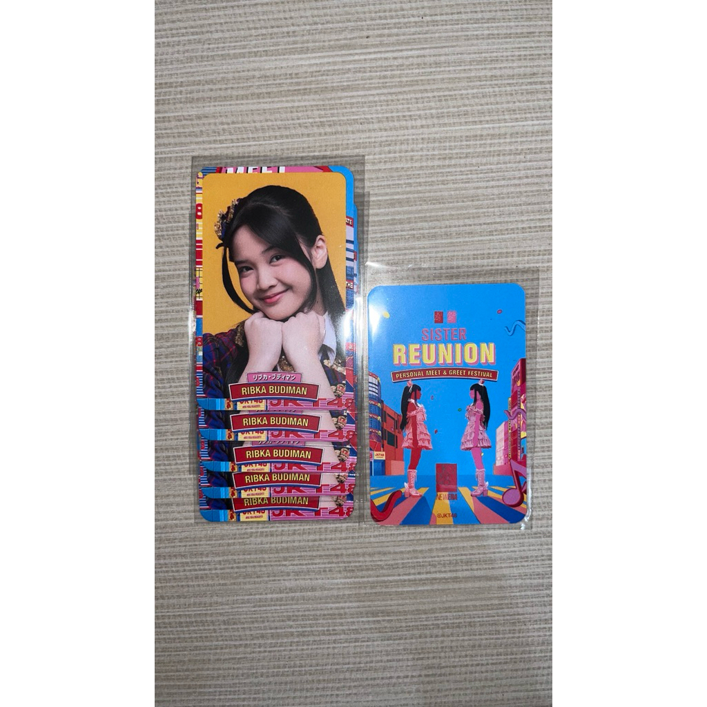 Photocard Ribka Sister Reunion