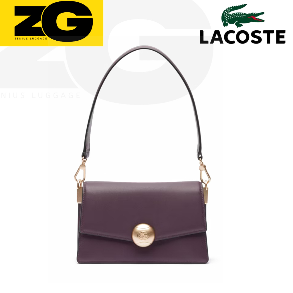 Tas wanita LACOSTE shoulder bag leather