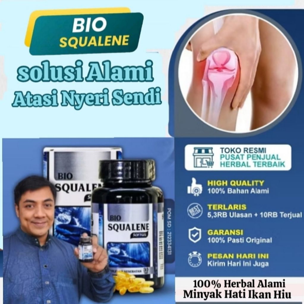Bio squalene BPOM Indonesia 100% original
