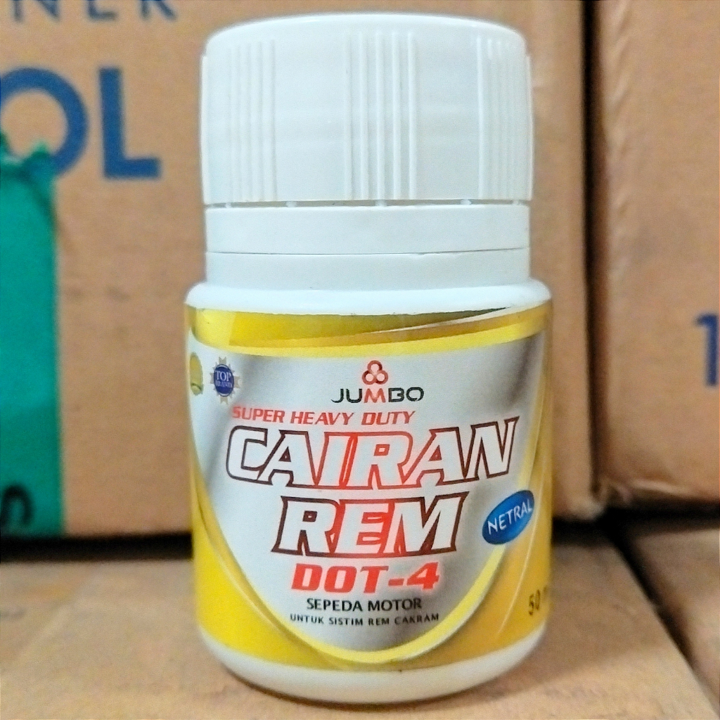 MINYAK REM OLI REM JUMBO DOT 4 DOT-4 50 ML CLEAR BENING