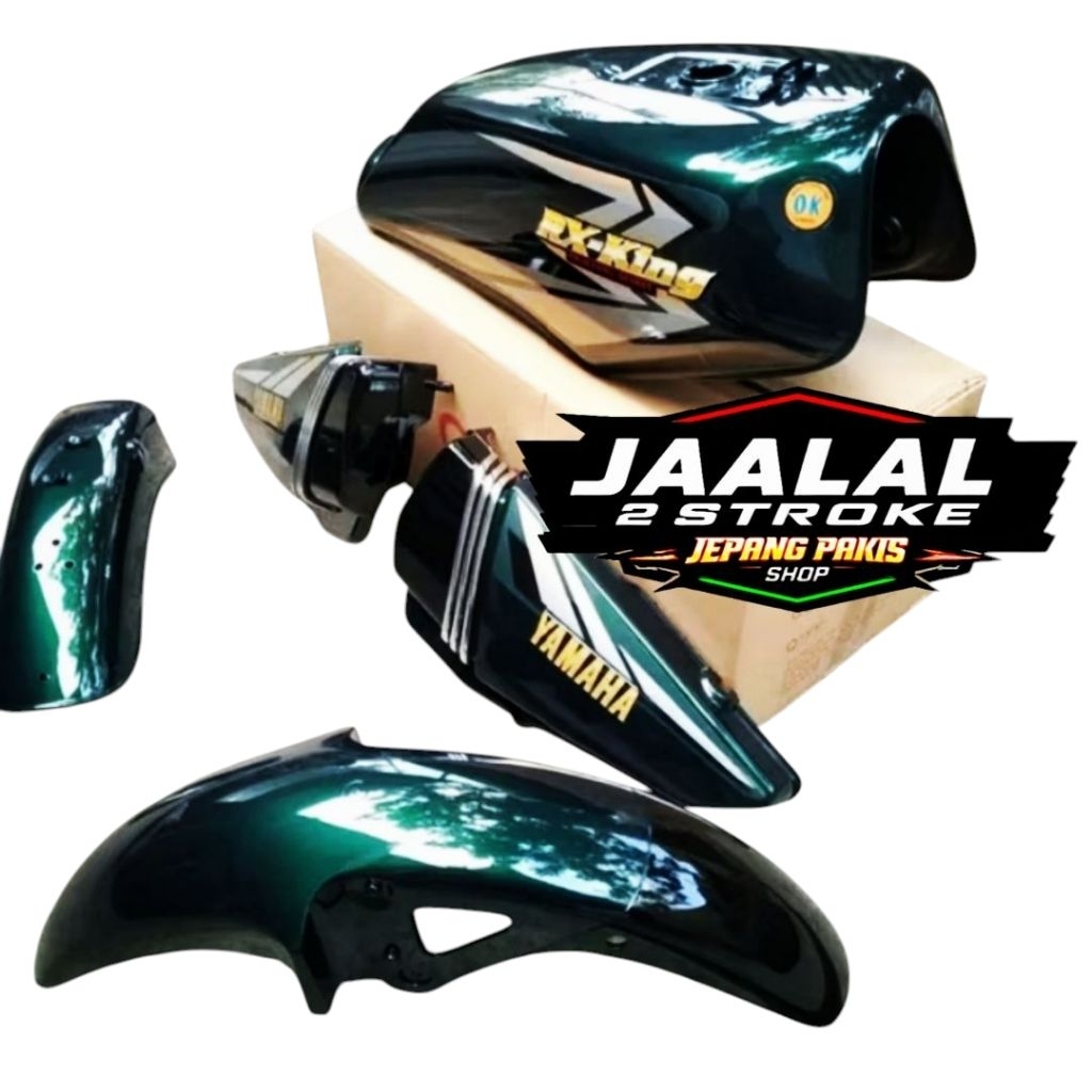 Bodi Set RX King Tahun 2002 Warna Hijau PNP RX Spesial