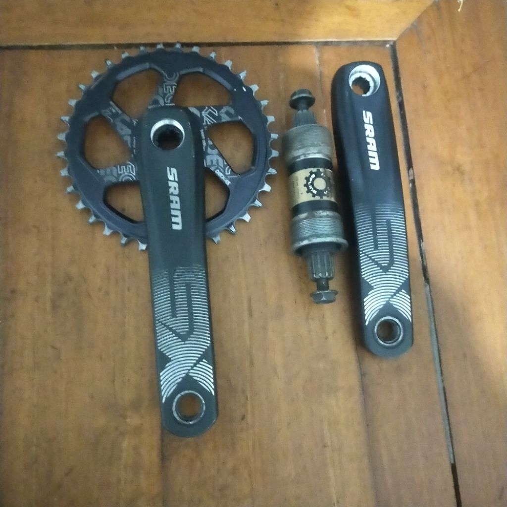 Crankset Sram SX Include BB Octalink Truvativ Kondisi Second Mulus bisa untuk 9 10 11 12 Speed