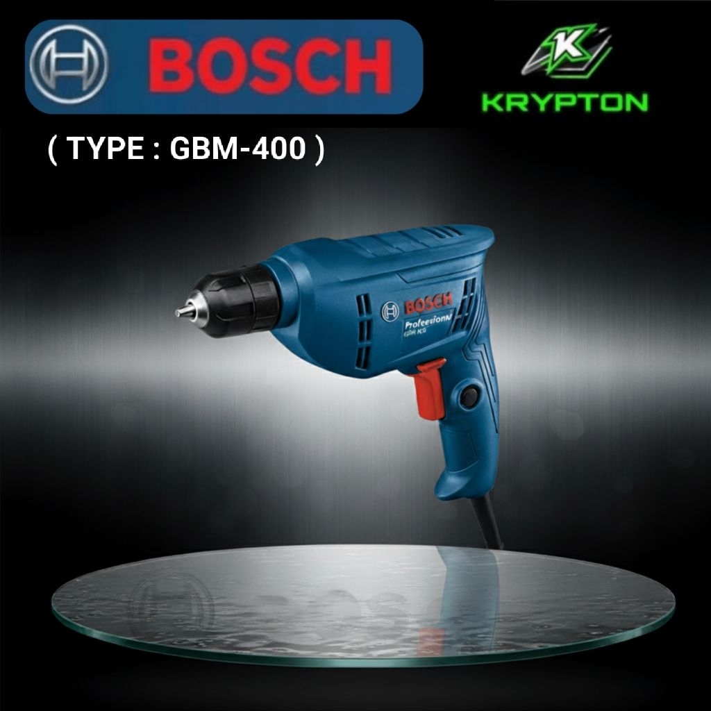 Bosch bor listrik 10mm type GBM-400 ( jaminan asli original )