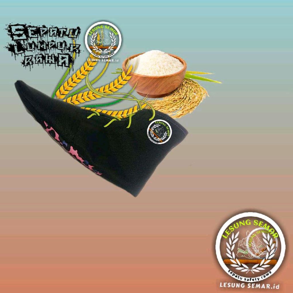 Sepatu sawah anti keong sepatu nelayan sepatu kebun sepatu boot lumpur Shoes Kerja boots koboi winte