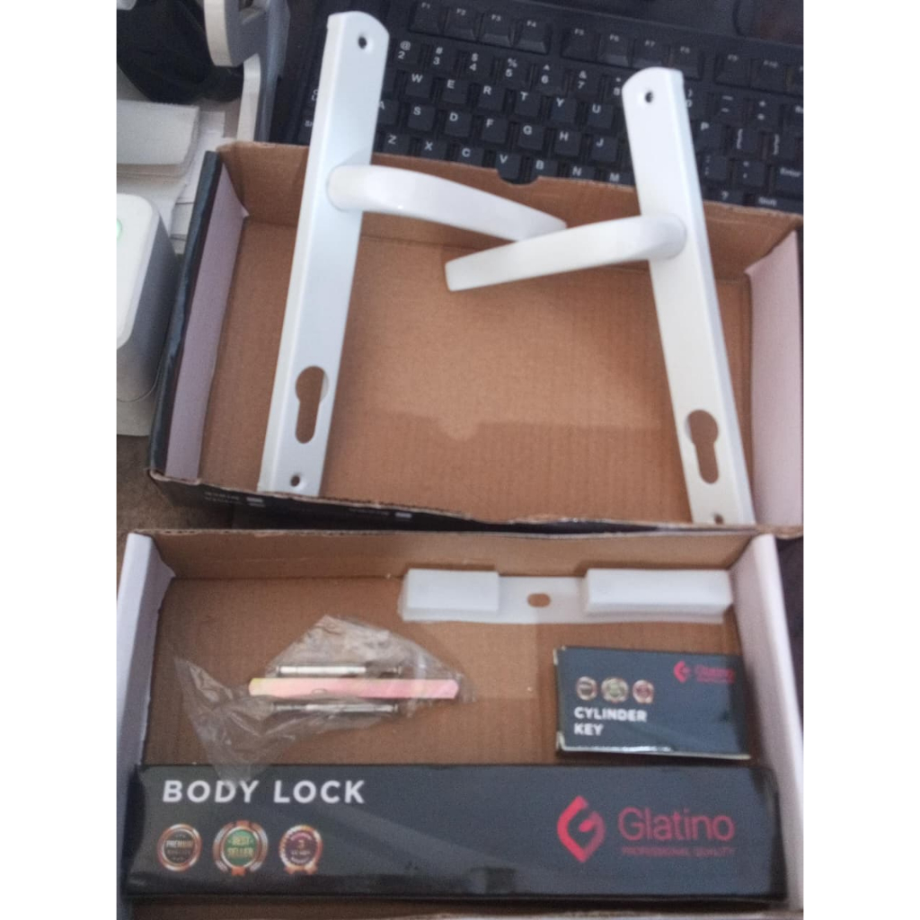 Kunci Set Pintu/Kunci Set Glatino WHITE & BROWN GLATINO