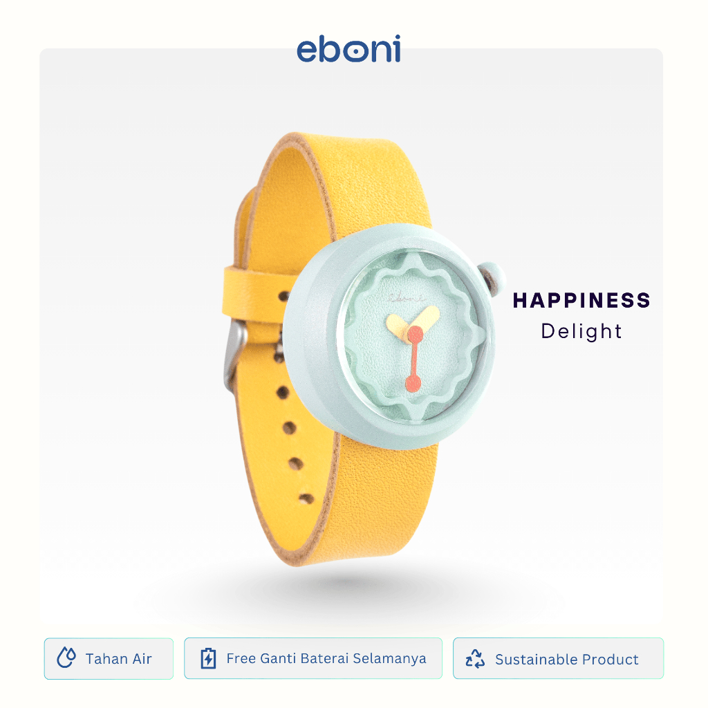 Eboni Jam Tangan Kayu Happiness - Delight