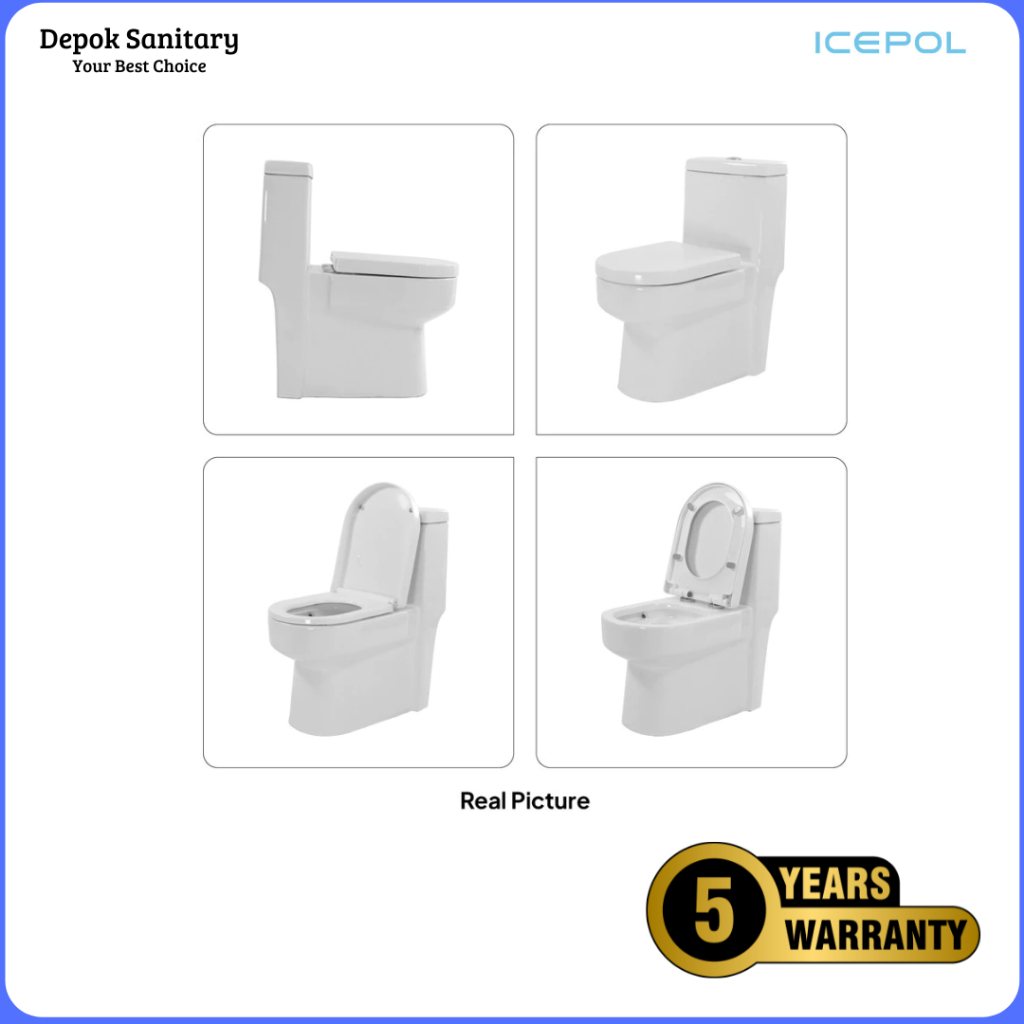 Icepol Closet Duduk Kloset Duduk Toilet Duduk IC 8010