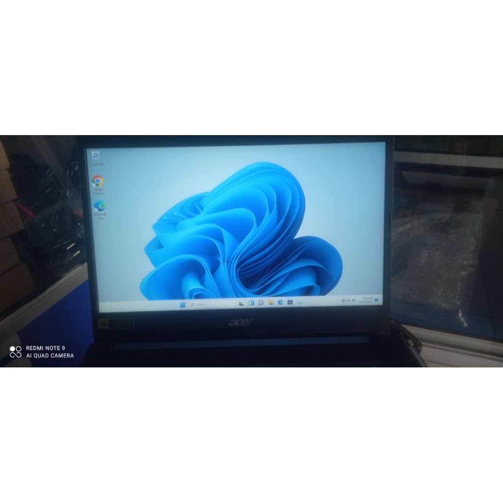 Laptop Acer core i3 gen 10 Ram 4 GB mesin prawan