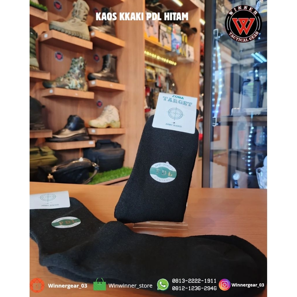 Kaos kaki Pdl Hitam import