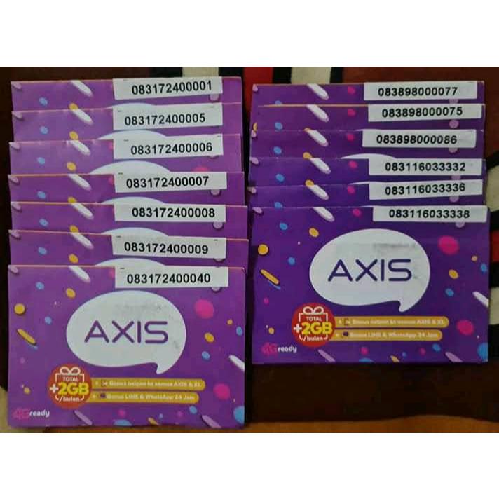 kartu paket data provider axis kuota 3gb(exp 2028)