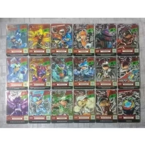 Kartu Boboiboy Monsta Galaxy Card Hologram