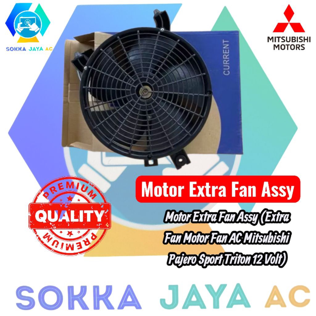 motor Extra Fan Assy Ac Mitsubishi Pajero Sport Dakar