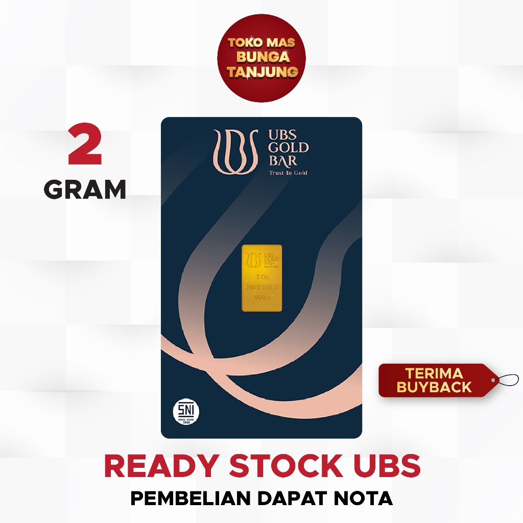 UBS LOGAM MULIA 2 GRAM - BUNGA TANJUNG