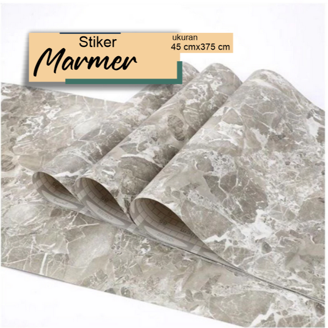 WALLPAPER STIKER MOTIF  MARMER Wallpaper GRANIT Harga terjangkau