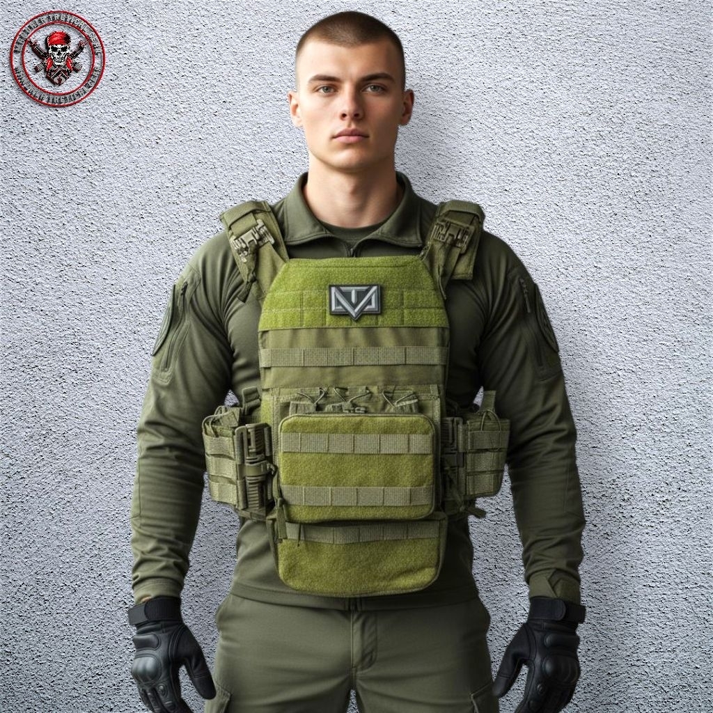 Bodyvest nakula Hijau/ Bodyvest hijau Rompi hijau nakula / BODY VEST TNI POLRI BRIMOB