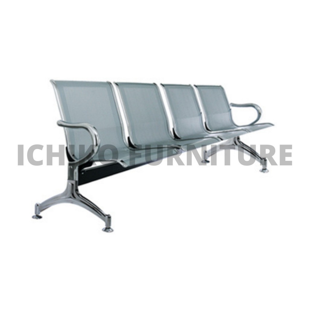 KURSI TUNGGU 4 SEATER KURSI OUTDOOR VC-4S ICHIKO KURSI BESI RUMAH SAKIT