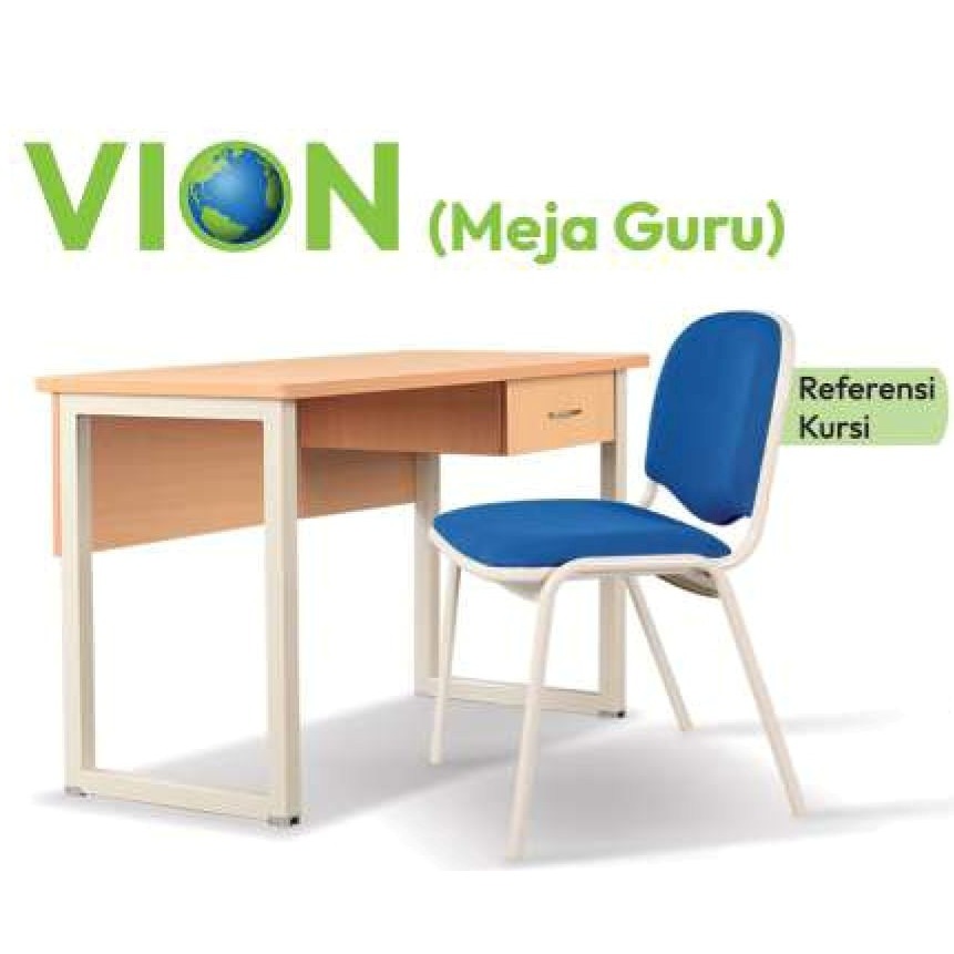 Meja + Kursi Guru Ichiko Vion