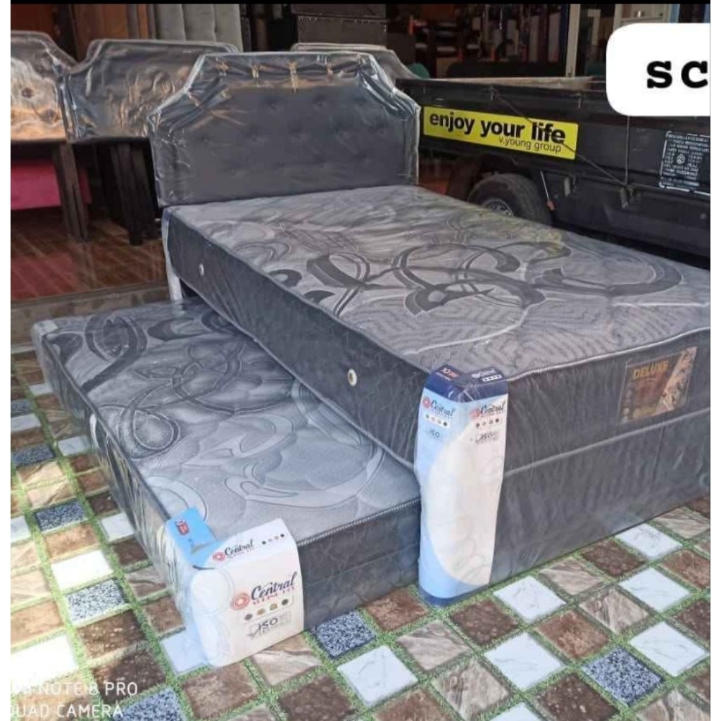 Kasur / Tempat Tidur / Springbed Set Central Sorong 2 in 1 120x200