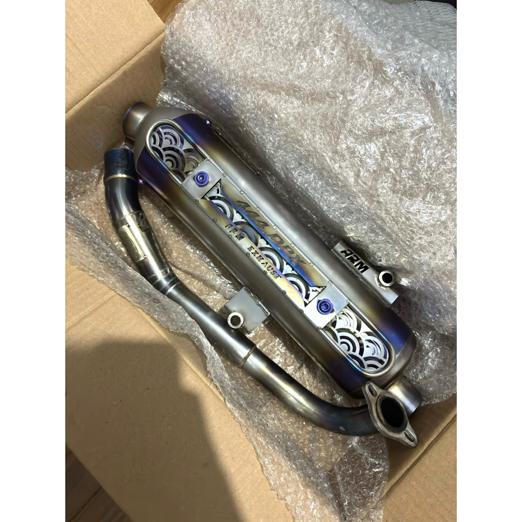 knalpot arm luster v2 aerox new