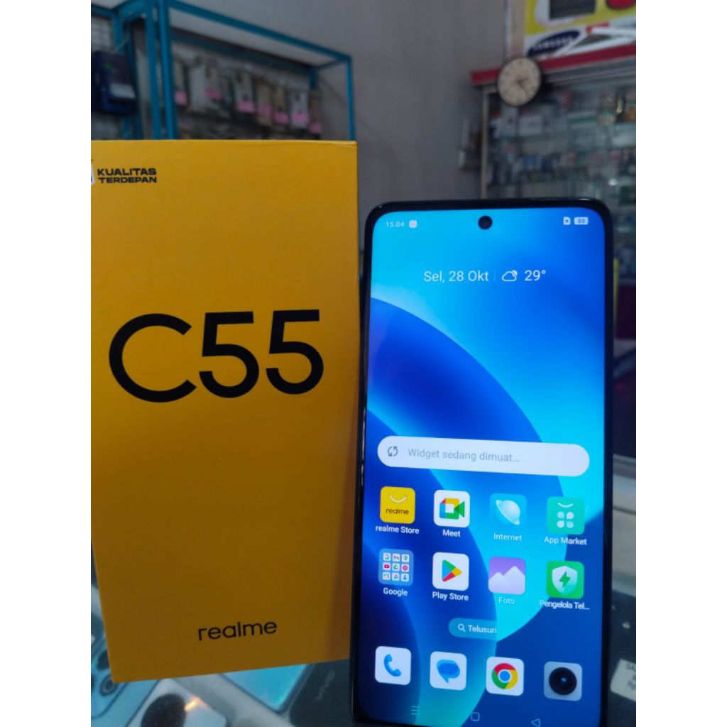 HP SECOND MURAH BERGARANSI REALME C55  RAM 8+4/256