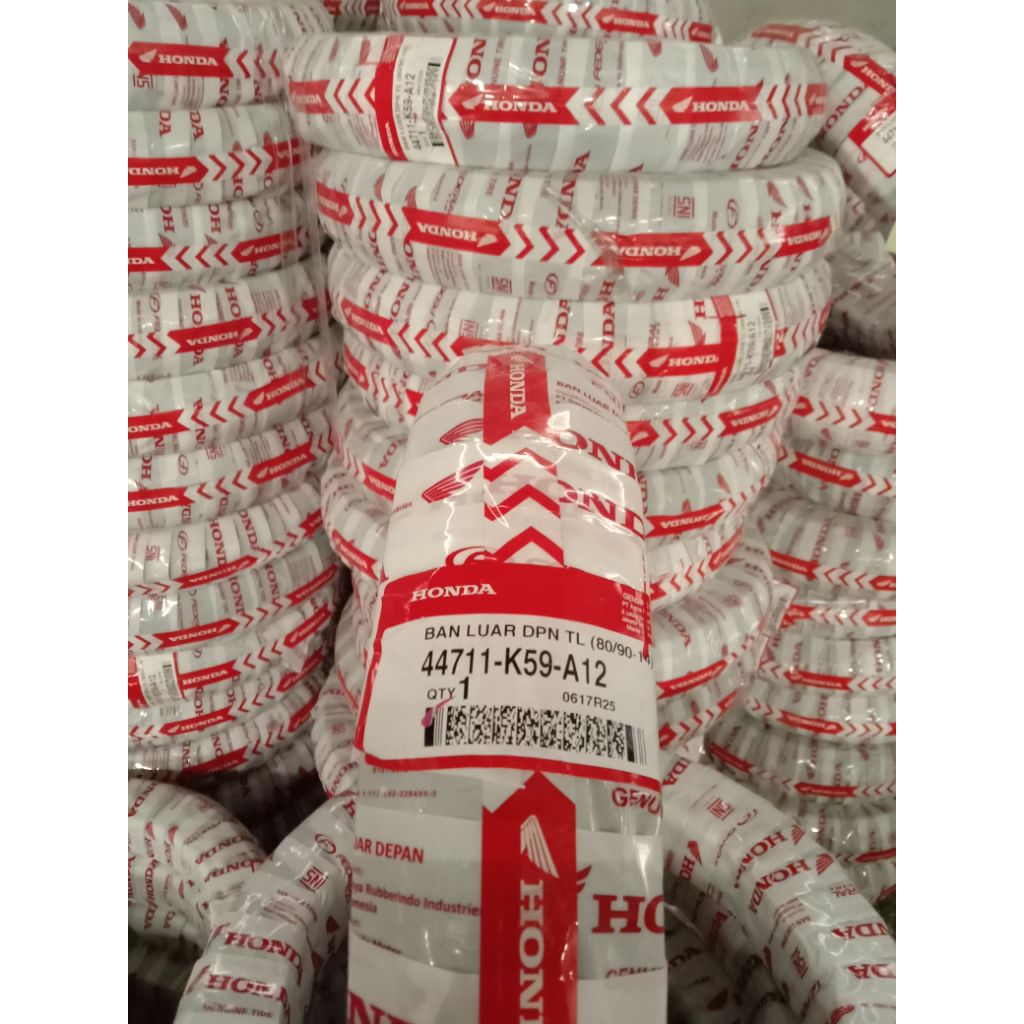 BAN TUBLES FEDERAL HONDA AHM 80/90 ring 14 Ban Depan Motor Beat Matic, Vario 125, Vario 150, Scoopy