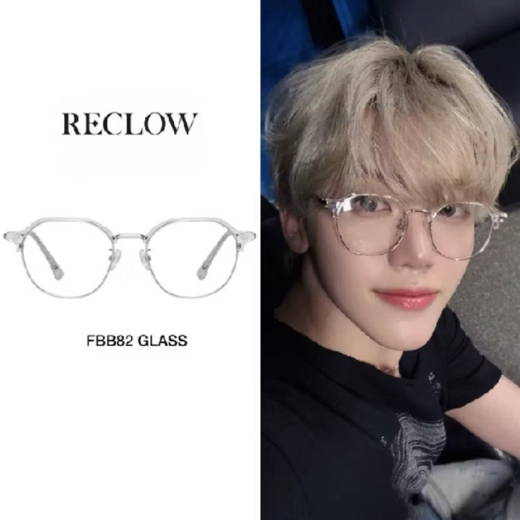 [ READY ] reclow fbb82 crystal jaemin jeno mark nct dream kacamata glasses kaca mata set