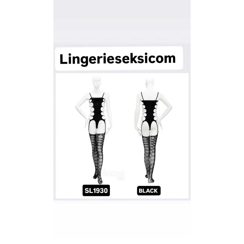 sexy Lingerie 1930 pantyhouse jaring tembus pandang stoking lingerie body stocking Sexy Lingerie