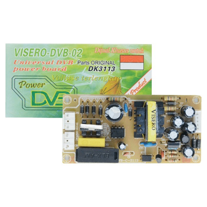 Regulator DVB Parabola Hijau Power Supply Digital Visero DVB-02