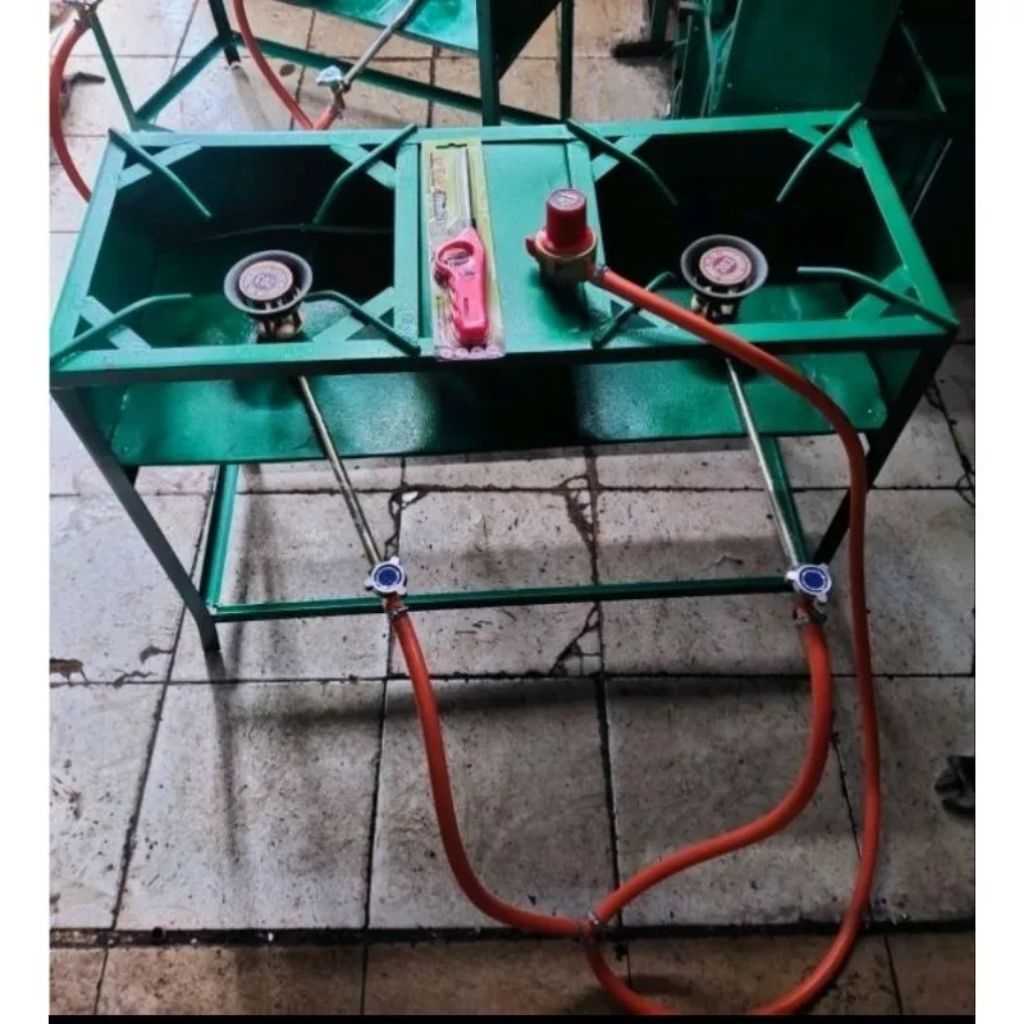 Kompor Semawar 203 Komplit + Rangka 2 Tungku Instant