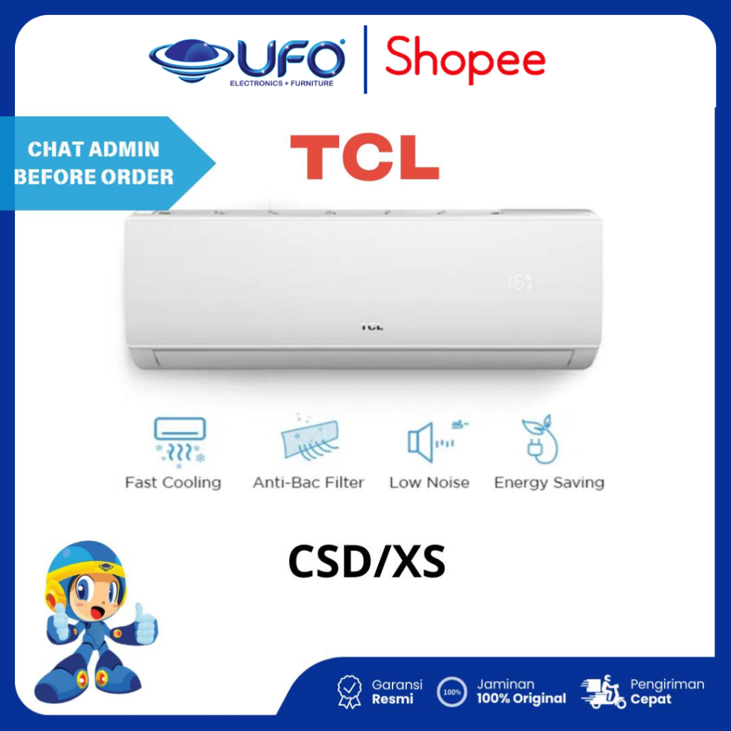 AC TCL 2 PK SPLIT STANDART TAC18CSD/XS