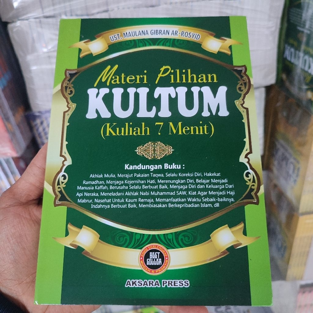 Materi Pilihan Kultum - Kuliah Tujuh Menit - Kuliah 7 Menit Best seller