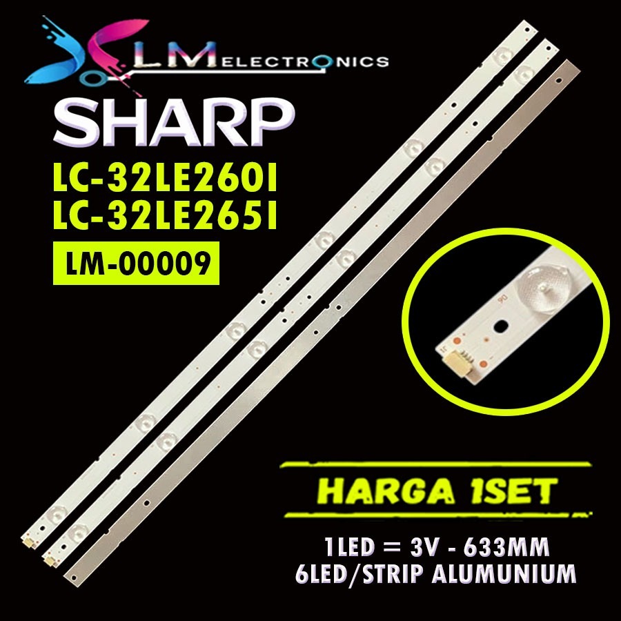 backlight sharp LC-32LE265I A-HWCQ32D676