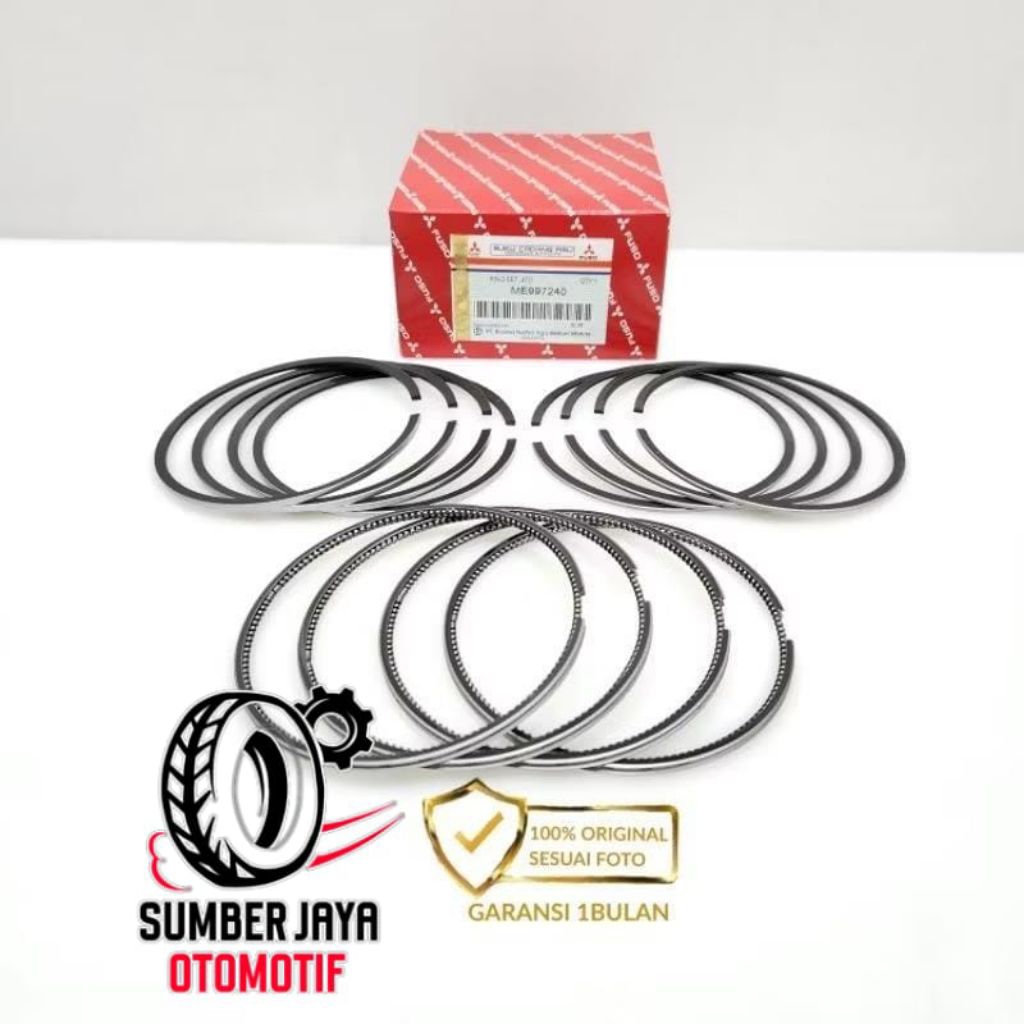 RING PISTON 1SET MITSUBISHI PS 120 PS120 RAGASA ORIGINAL JAPAN