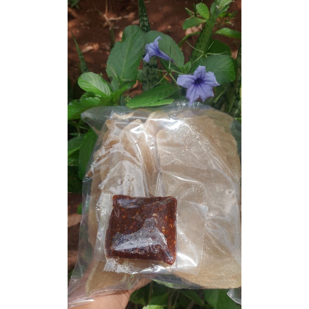 Kerupuk Puli/gendar+sambel pecel