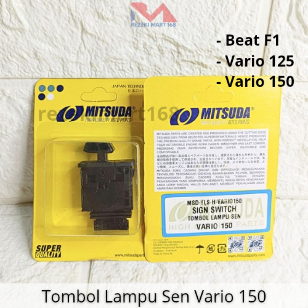 TOMBOL LAMPU SEN VARIO 150&125 & BEATF1 HIGH QUALITY | TOMBOL SAKLAR SEIN SEN MOTOR VARIO 125 VARIO 