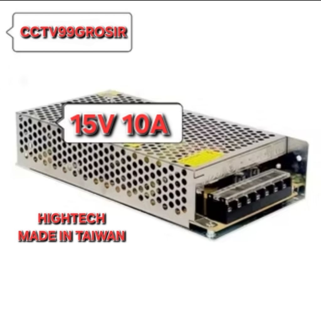 AC to DC 15V 10A 150W Switching Adaptor 15 V 10 A Power Supply Jaring 150 Watt 10 Amper 15 Volt