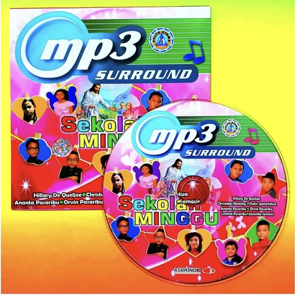 KASET CD MP3 LAGU ROHANI KRISTEN ANAK ANAK SEKOLAH MINGGU