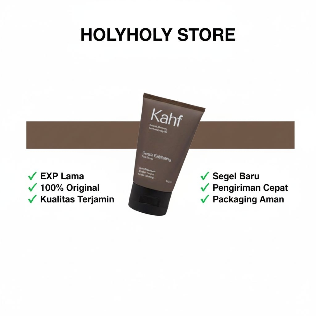 KAHF COKLAT FACE WASH BRIGHTENING AND DARK SPORT SCRUB 100ML