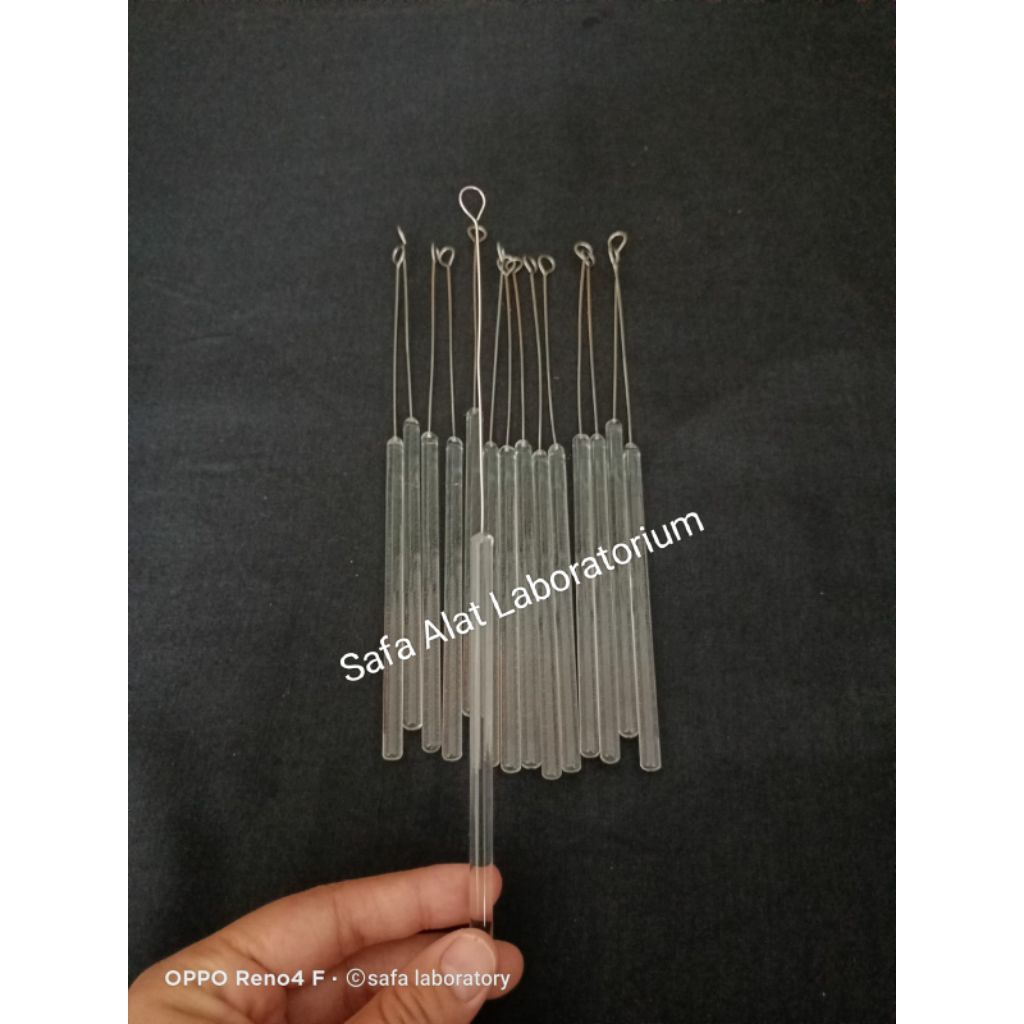 Jarum Ose Lurus Jarum Ose Bulat Kawat Ose Laboratorium
