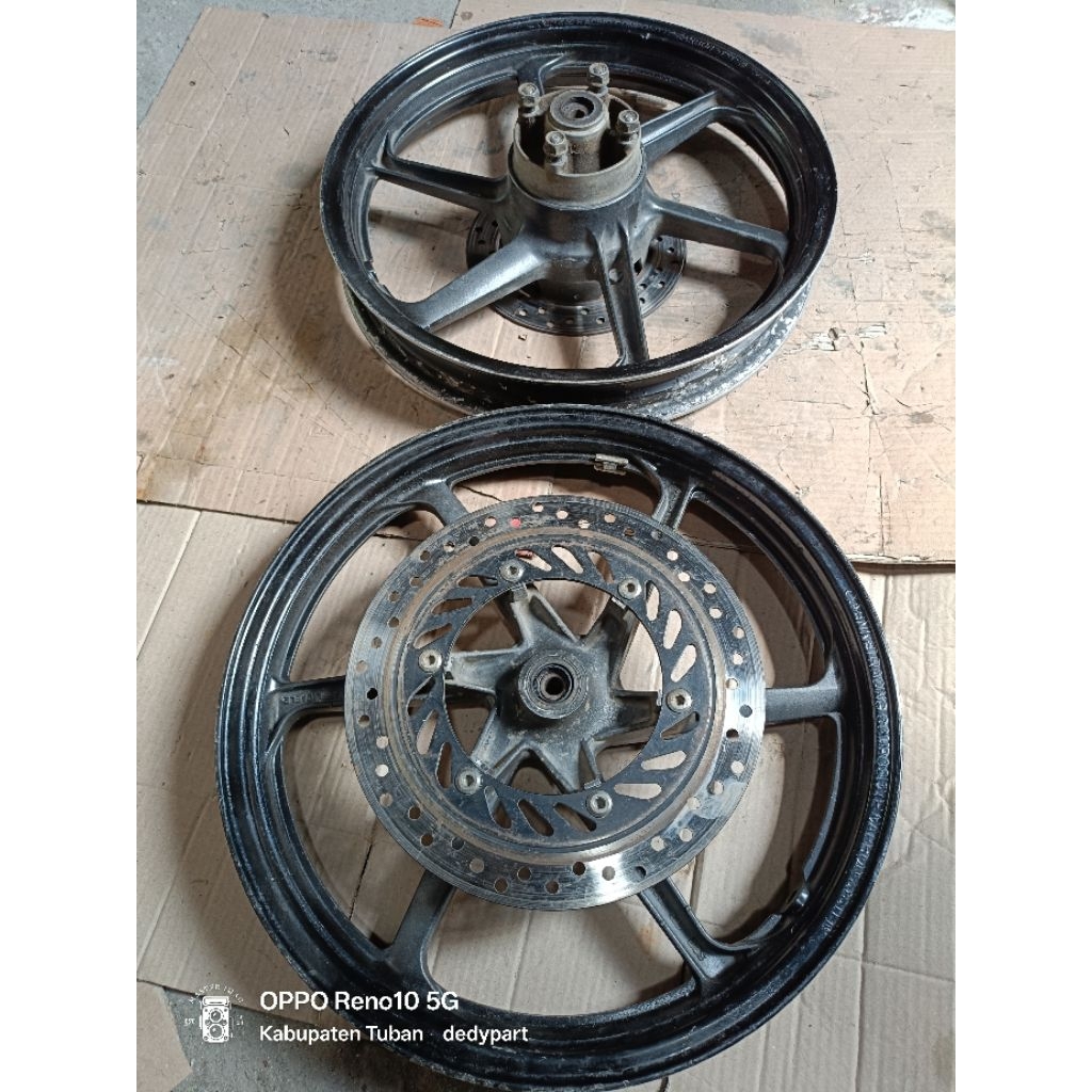 velg set disc nap gear 2nd ori cbr150 old thailand built up kpp