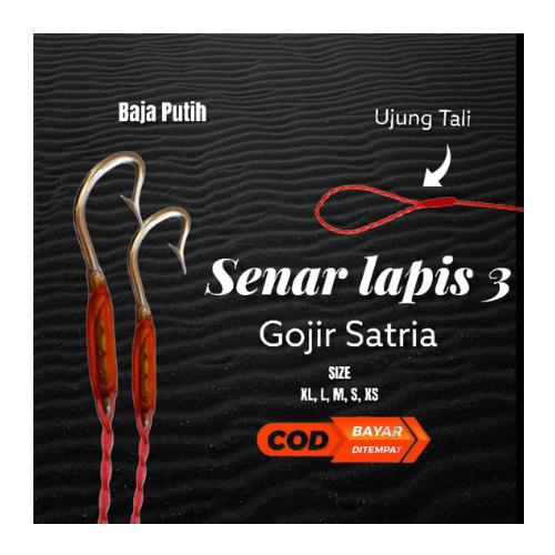 Urek Belut 3 Lilit Anti Mocel Ukuran L-XL