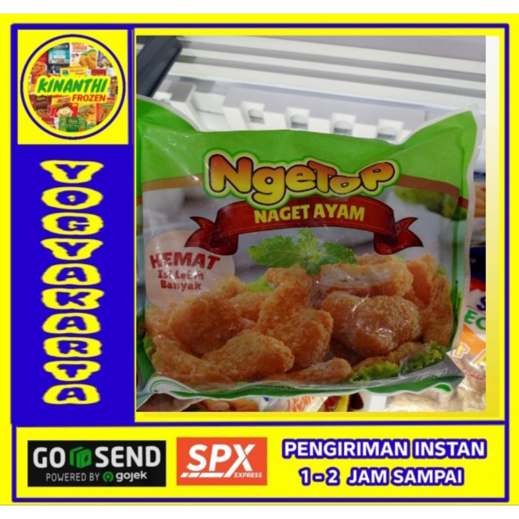 Ngetop Nugget 250 gr, Jogja Frozen