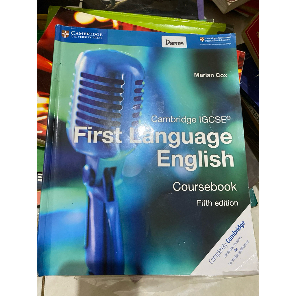 FIRST LANGUAGE ENGLISH COURSEBOOK FIFTH EDITION