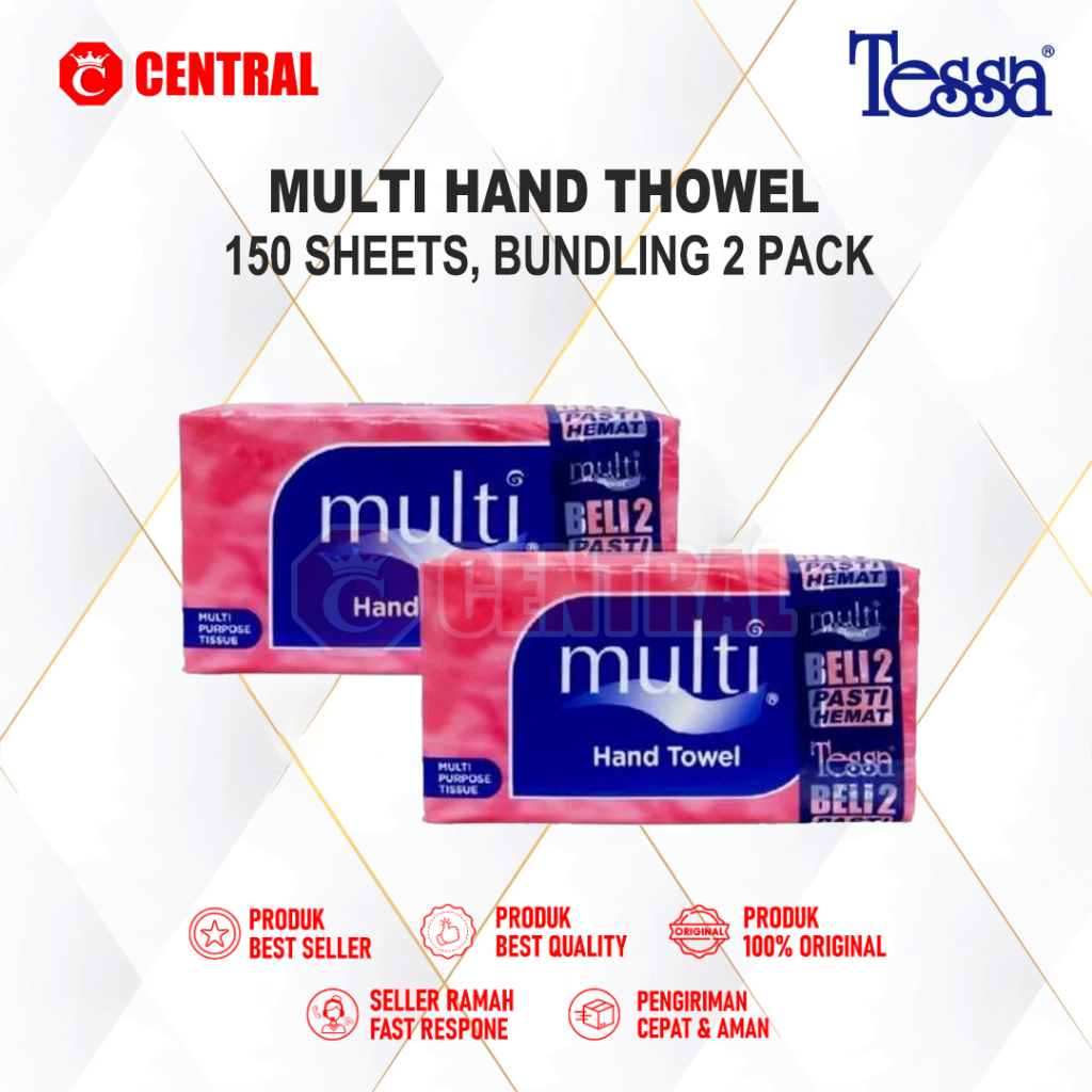 MULTI TISU TANGAN HAND TOWEL 150'S BUNDLING 2PACK