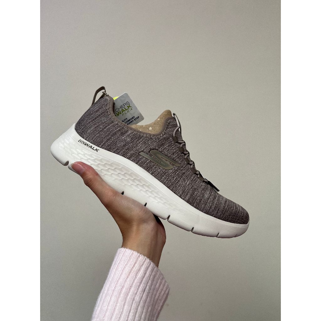 SKECHERS GO WALK FLEX ULTRA SLIPON TAUPE / MENS 216484TPE