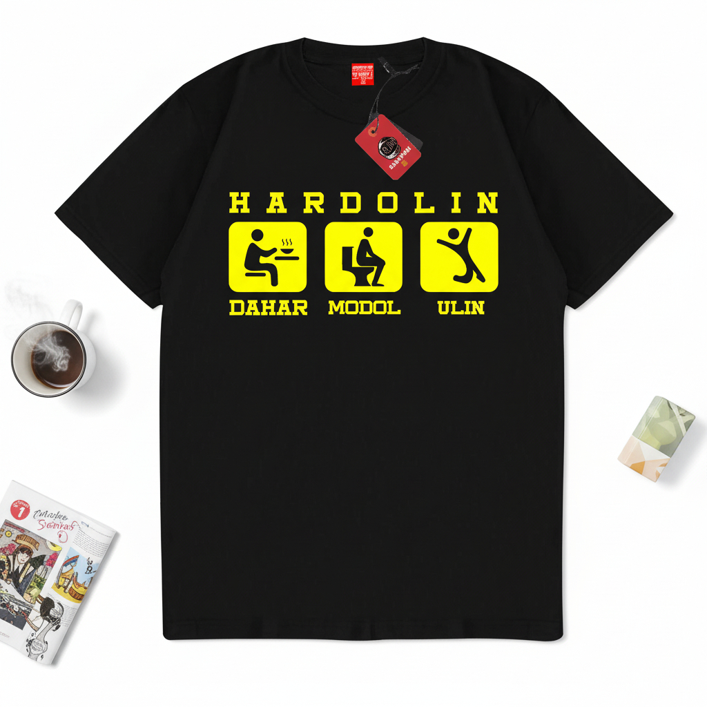 SAKAZUKI Kaos Baju Distro Unisex Gambar BAHASA SUNDA HARDOLIN DAHAR MODOL ULIN Urang Daerah