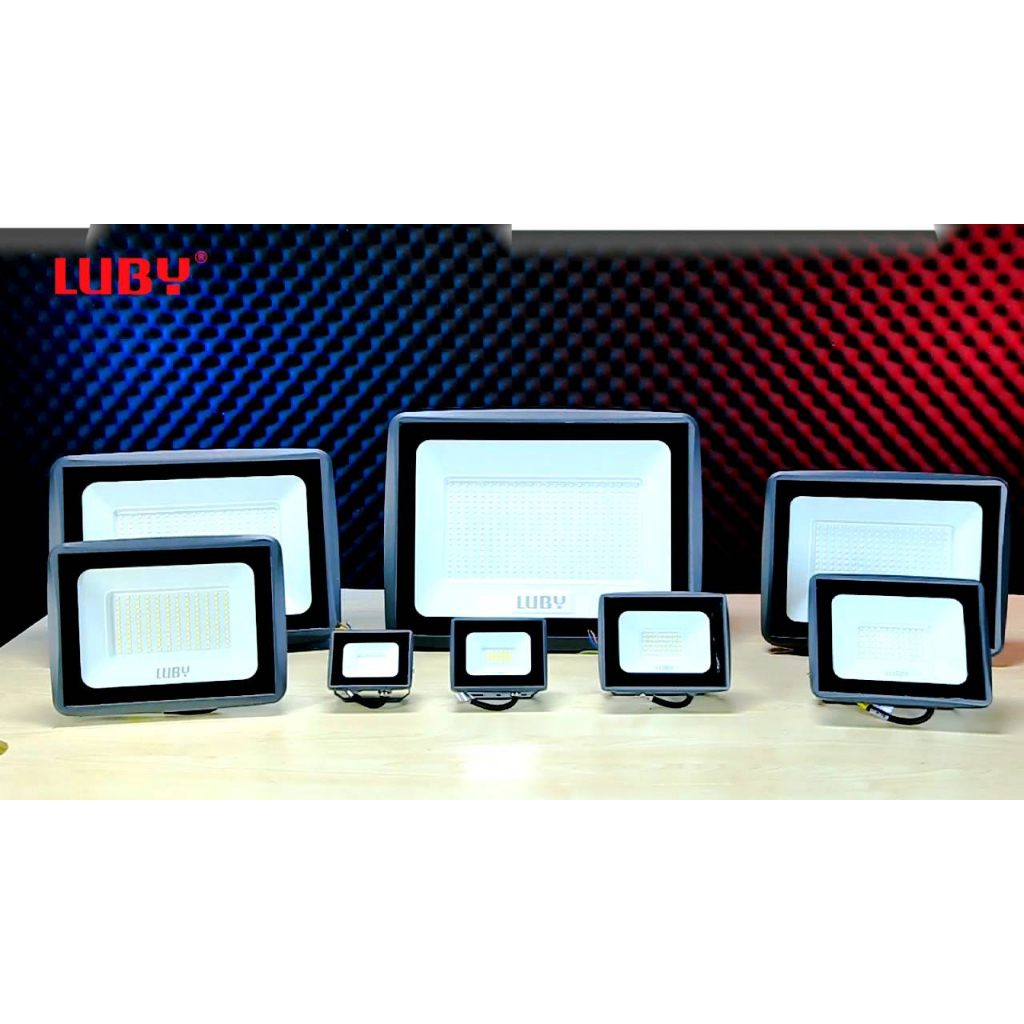 Luby Lampu Sorot Led Halogen 200 Watt 300 Watt Putih Kuning