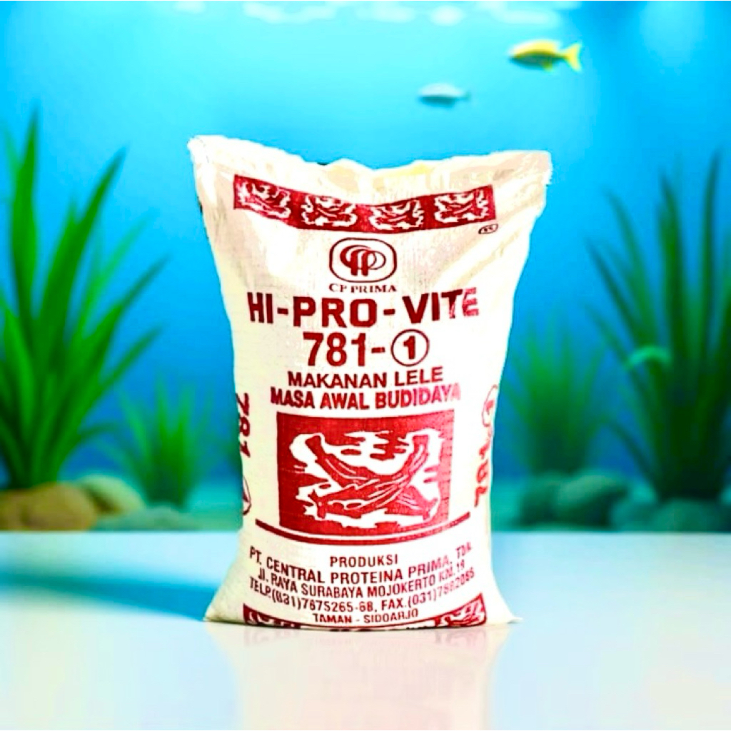 Hi - Pro - Vite 781-1, 781-2, 781-3 PAKAN IKAN LELE (30 kg/sak)